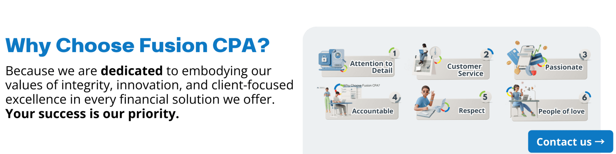 Fusion CPA: Integrity, Innovation, Client-Focused Excellence – Your Success